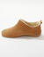 Chaussons bottillons fourr&eacute;s, su&eacute;dine (beige fonc&eacute;)