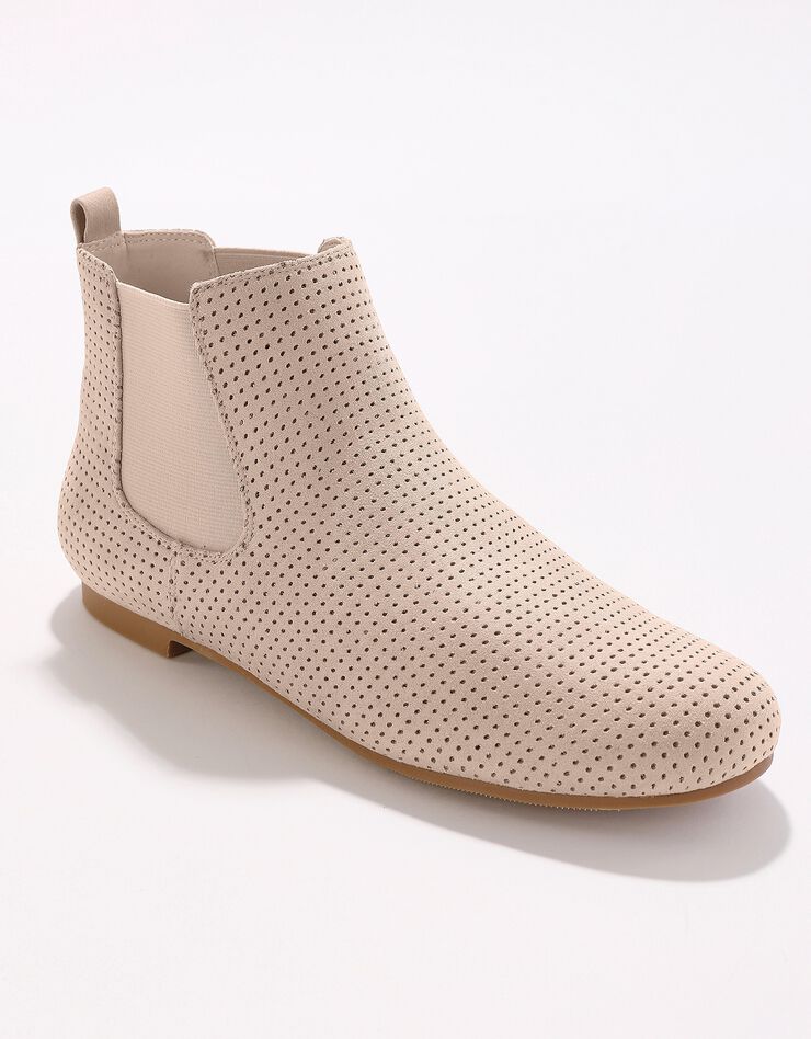Boots perforées (beige) Boots perforées (beige)