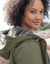 Parka imperméable fourrée, mi-longue (kaki)