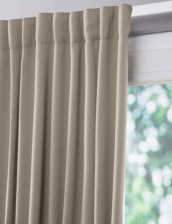Rodeau occultant satiné  (taupe)