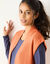 Gilet sans manches, maille fantaisie (orange foncé)