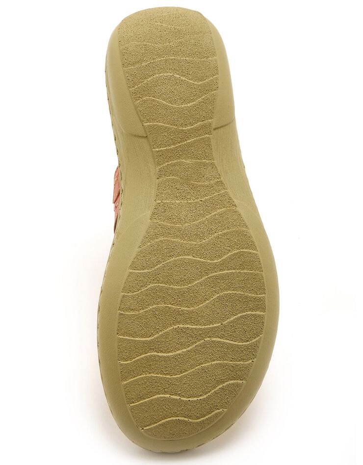 Mules entredoigts en cuir (corail) Mules entredoigts en cuir (corail)