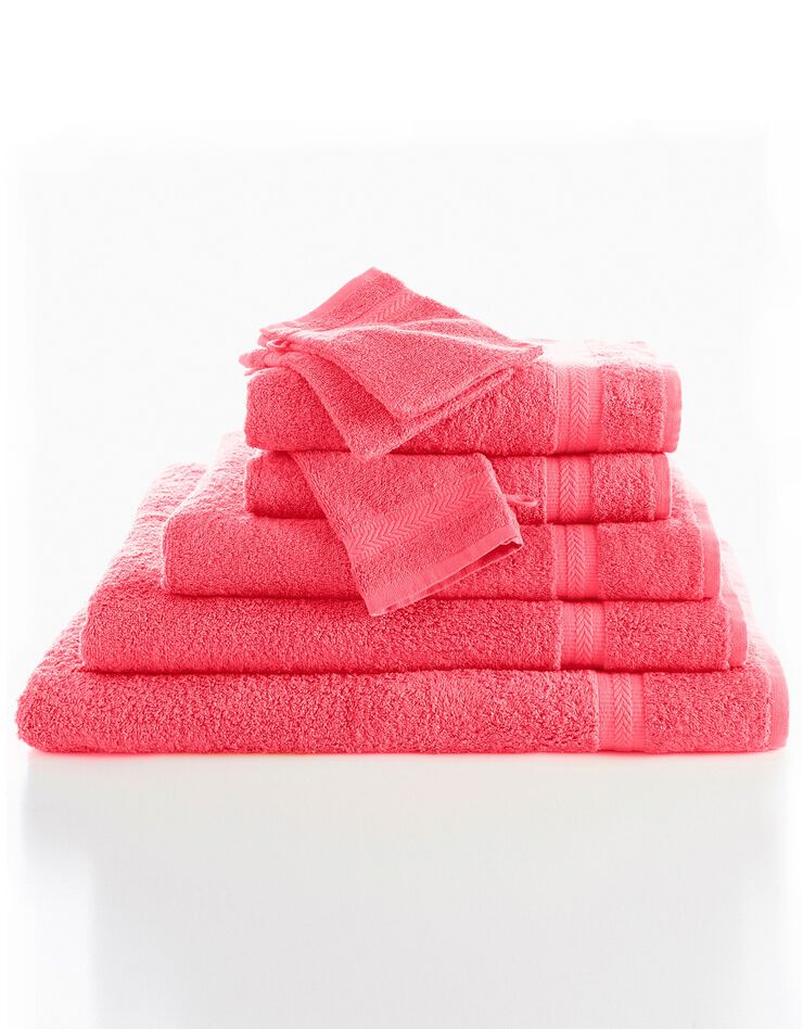 Eponge unie 420 g/m2 confort moelleux (corail) Eponge unie 420 g/m2 confort moelleux (corail)