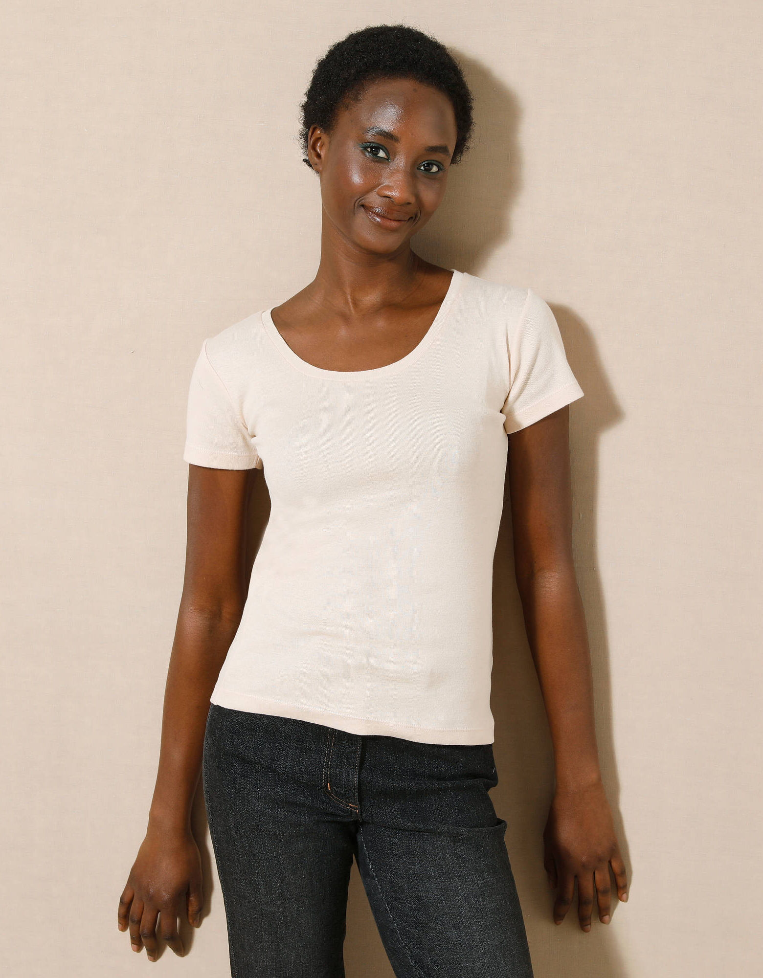 T-shirt Homme Col Rond Uni GANT – Manches Courtes, Coton Doux – Parfait Pour L'été