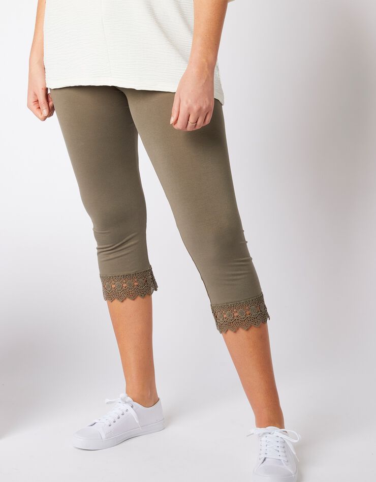 Caleçon 7/8ème bas macramé (kaki) Caleçon 7/8ème bas macramé (kaki)