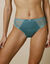 Culotte maille satinée et dentelle Salford - lot de 2 (lagon + émeraude)
