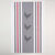 Torchons motif poule et vache - lot de 4 (bleu + gris)