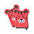 Collection éponge enfant brodée tigre - 380g/m2 (corail)