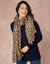 Écharpe motif léopard ultra douce (beige)