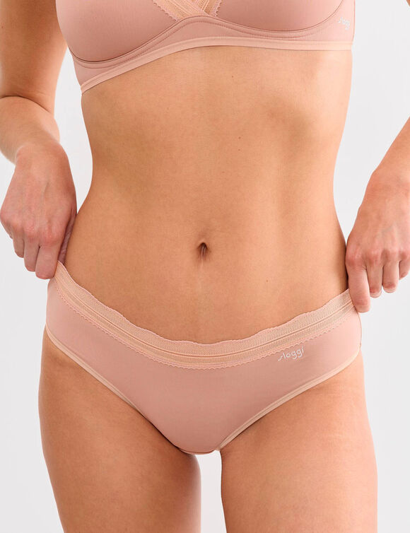 Culotte hipster Go Blush - lot de 2 (peau)