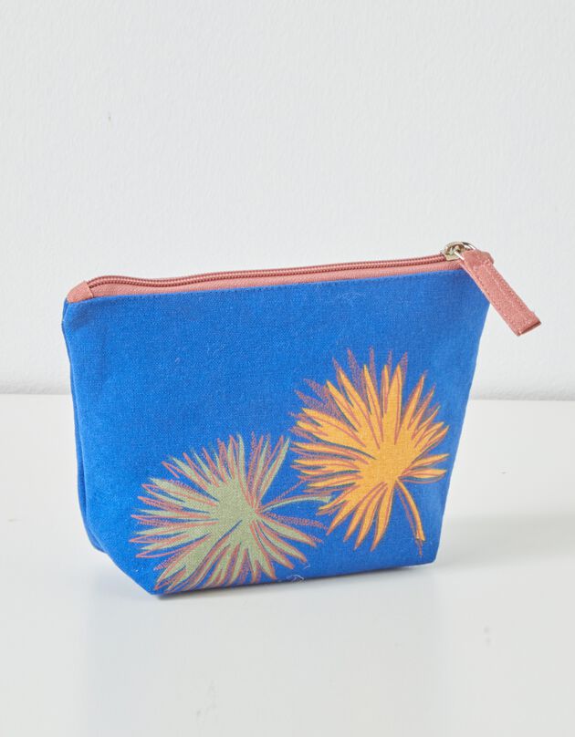 Trousse plate, collection Ninole (bleu)