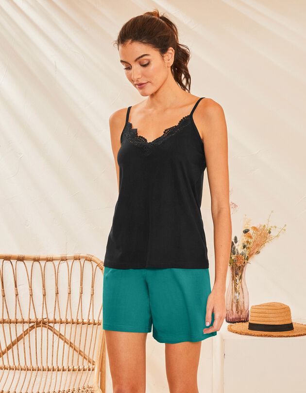 Short effet jupette - lot de 2 (marine / émeraude) Short effet jupette - lot de 2 (marine / émeraude)