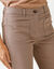 Pantalon twill coupe large taille haute, grande stature (taupe)
