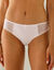 Culotte midi coton dentelle unie Coria - lot de 2 (poudre)