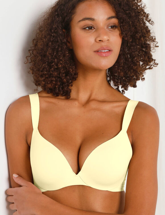 Soutien-gorge invisible «Body Make-up illusion » - avec armatures souples (jaune)
