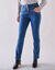 Jean droit taille haute - grande stature (stone)