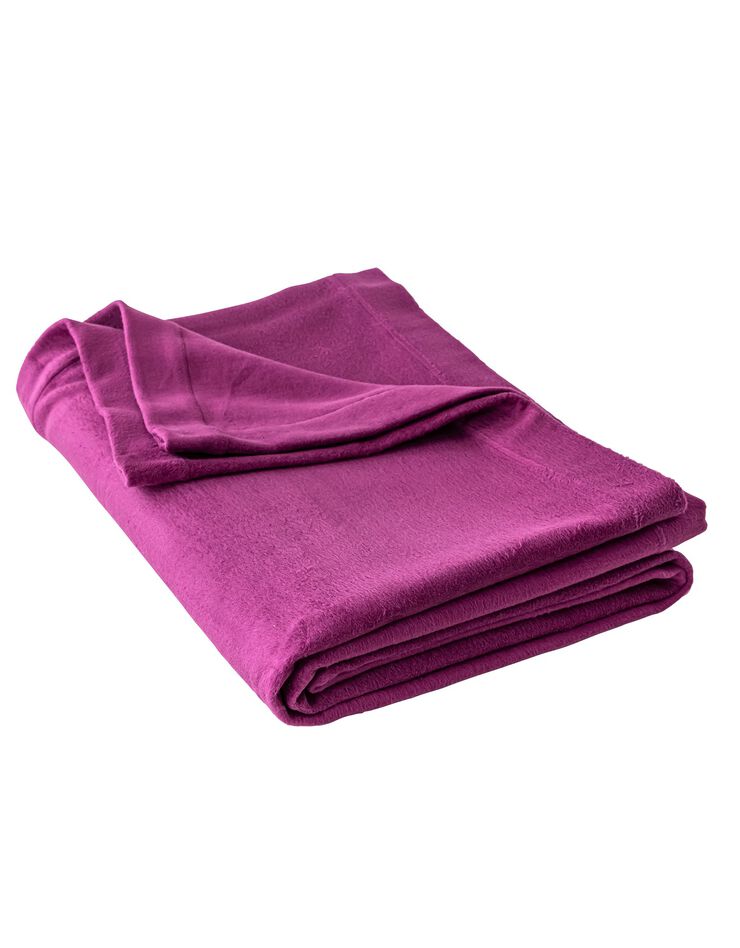 Couverture en flanelle 420g/m² (prune)