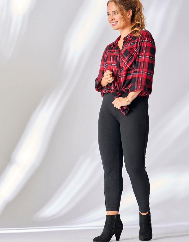 Legging à bande sur côté (noir) Legging à bande sur côté (noir)