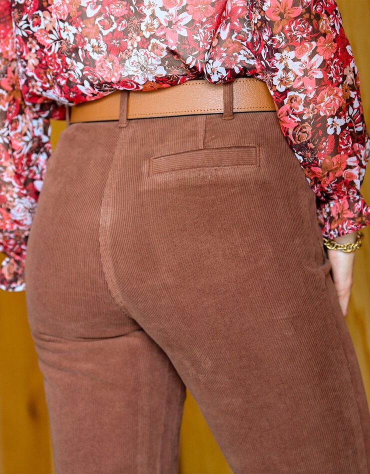 Pantalon droit, velours (noisette) Pantalon droit, velours (noisette)
