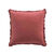 Coussin uni à franges (grenade)