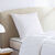Oreiller anti-microbien confort ferme (blanc)