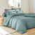 Linge de lit uni coton (c&eacute;ladon)