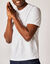 T-shirt col rond manches courtes - lot de 3 (blanc)