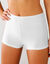 Boxer en coton extensible uni &ndash; Lot de 10  (blanc / noir)