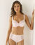 Culotte maxi coton dentelle unie Coria - lot de 2 (poudre)