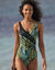 Maillot de bain 1 pièce Cambuja (noir / vert)