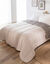 Couette microfibre imprimé léopard 400 g/m² (beige / noir)