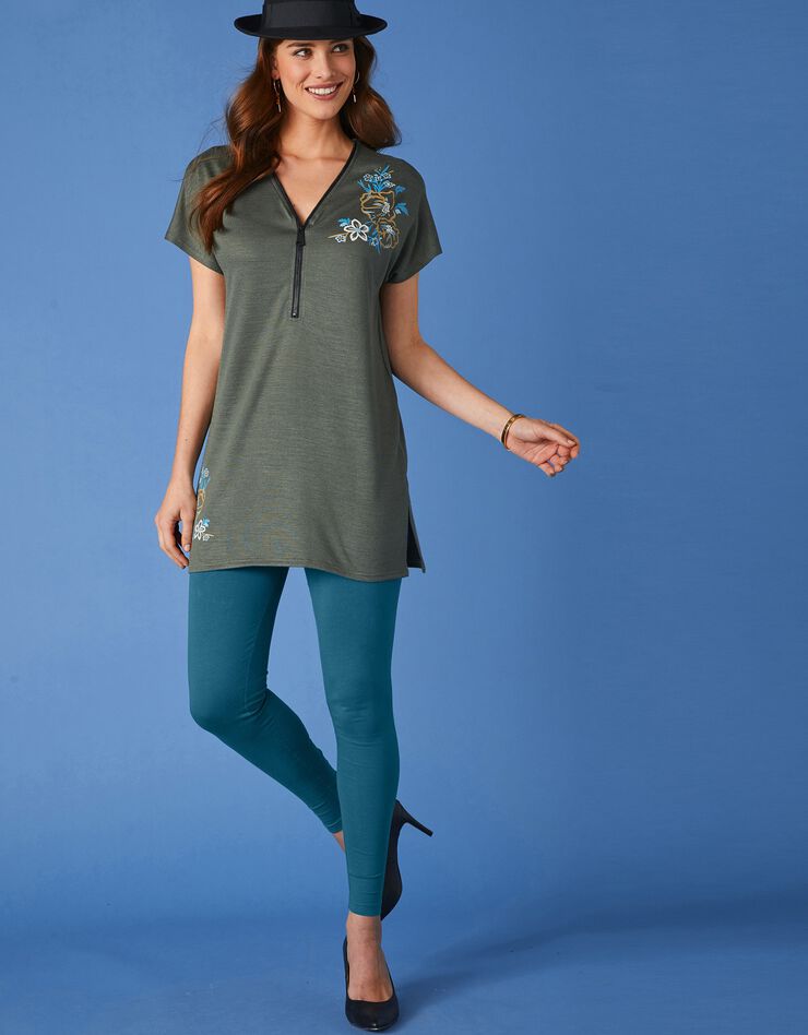 Legging maille jersey (bleu canard) Legging maille jersey (bleu canard)