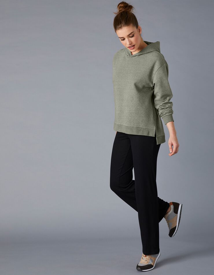 Sweat à capuche, molleton gratté (vert olive) Sweat à capuche, molleton gratté (vert olive)