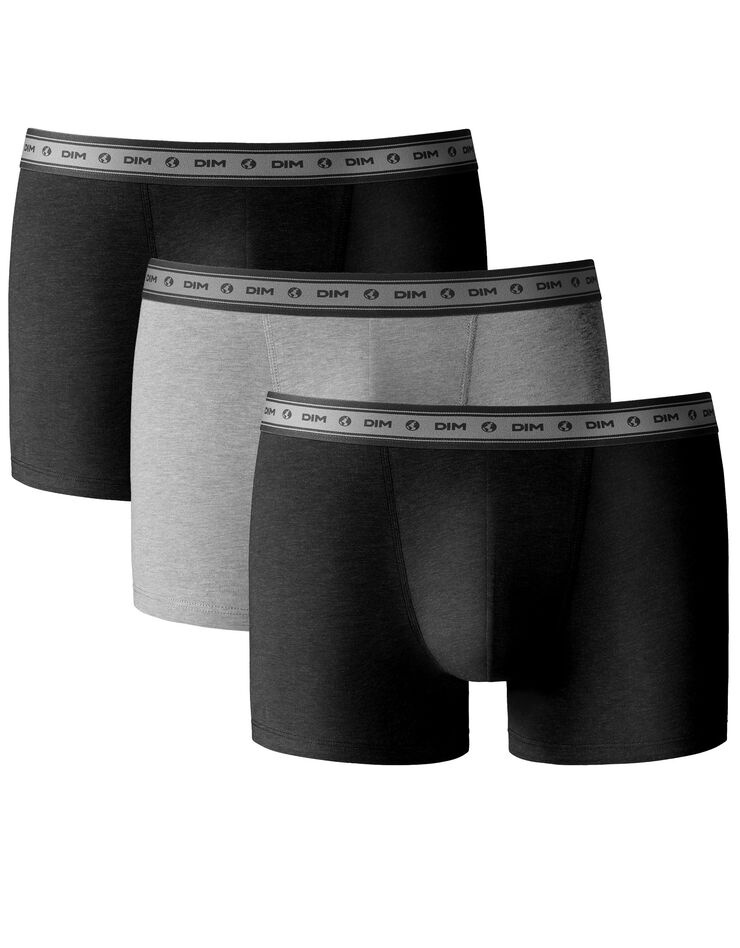 Boxer Green Bio - lot de 3 (noir + gris) Boxer Green Bio - lot de 3 (noir + gris)