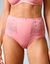 Culotte microfibre forme maxi taille haute "Osilio" - lot de 2 (rose)
