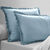 Linge de lit uni - percale de coton 72 fils/cm&sup2; (bleu clair)