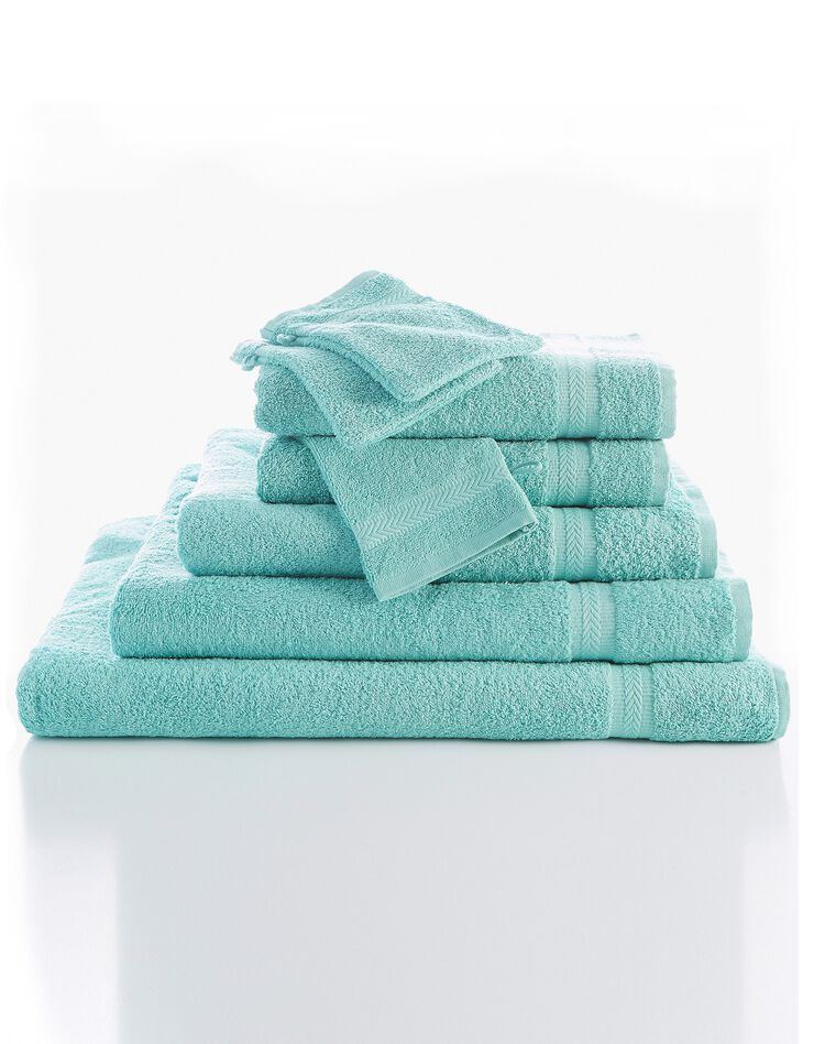Eponge unie 420 g/m2 confort moelleux (vert d'eau)