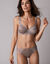 Culotte maille satinée et dentelle Salford - lot de 2 (chocolat + taupe)