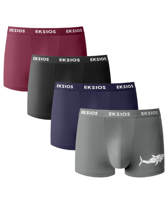 Boxer motif tattoo - lot de 4 (assortis)