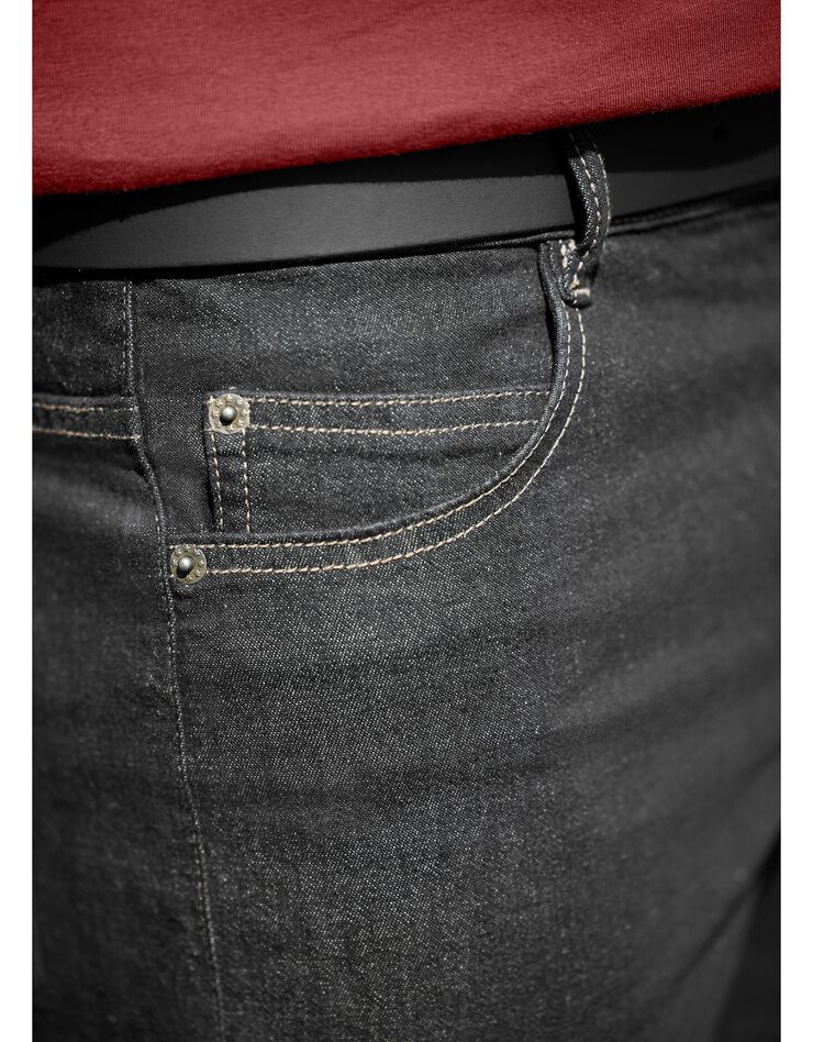 Bermuda jean extensible grand confort (noir) Bermuda jean extensible grand confort (noir)