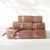 Serviette éponge personnalisable confort moelleux (châtaigne)