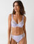 Soutien-gorge Tropea imprimé avec armatures - lot de 2  (parme + marine)