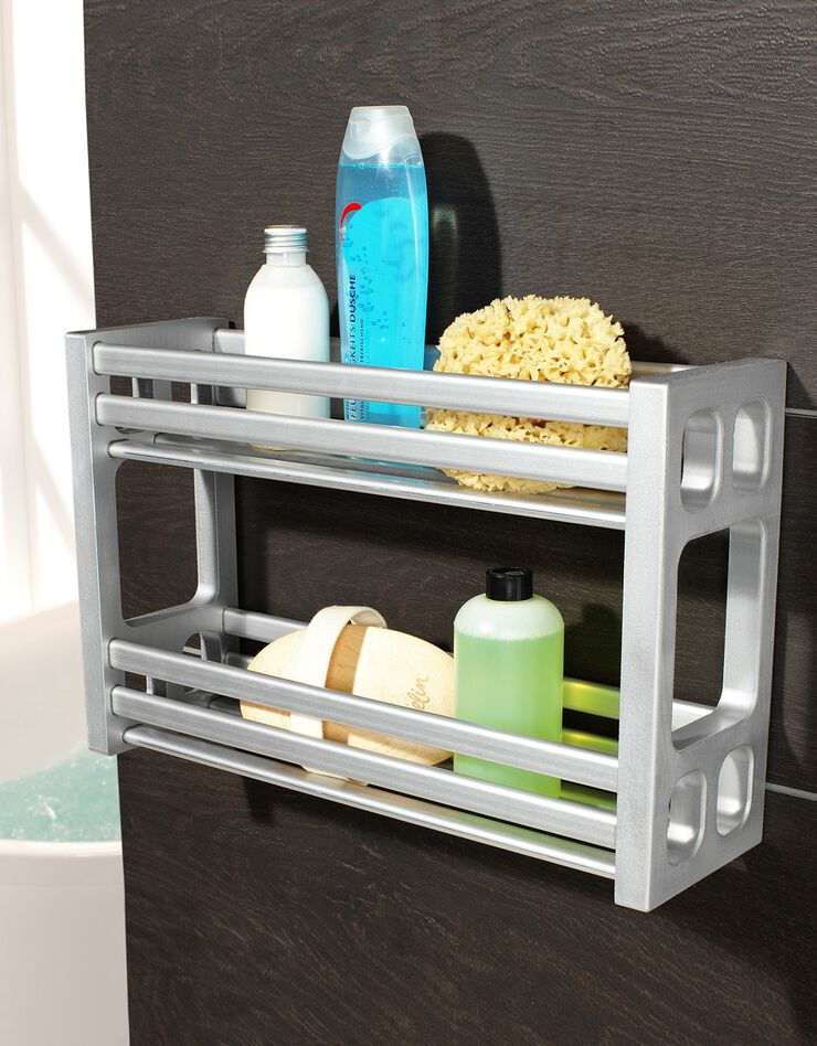 Étagère de salle de bain (argenté) Étagère de salle de bain (argenté)