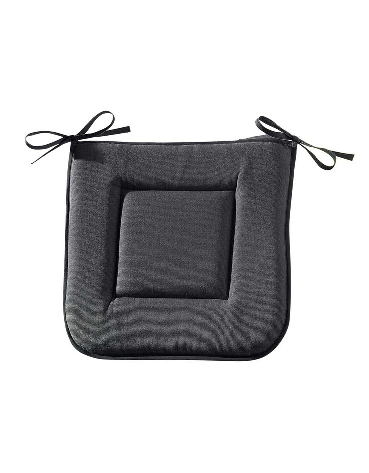 Galette de chaise carrée (gris anthracite)