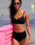 Culotte de bain taille haute gainante Ilaya (noir)