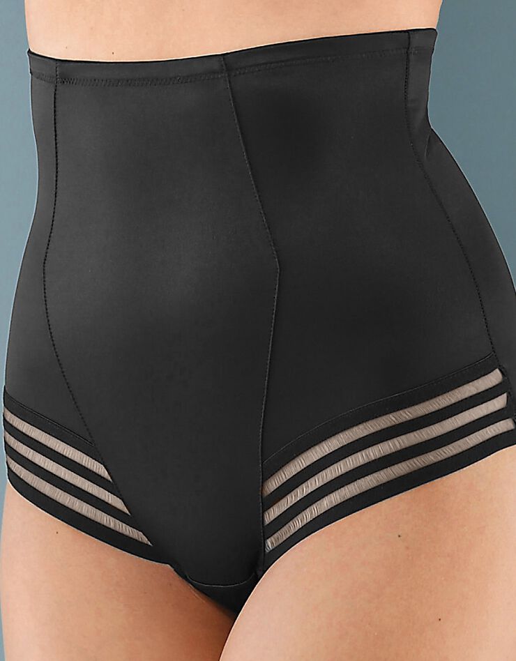 Culotte taille haute sculptante - maintien intense (noir)