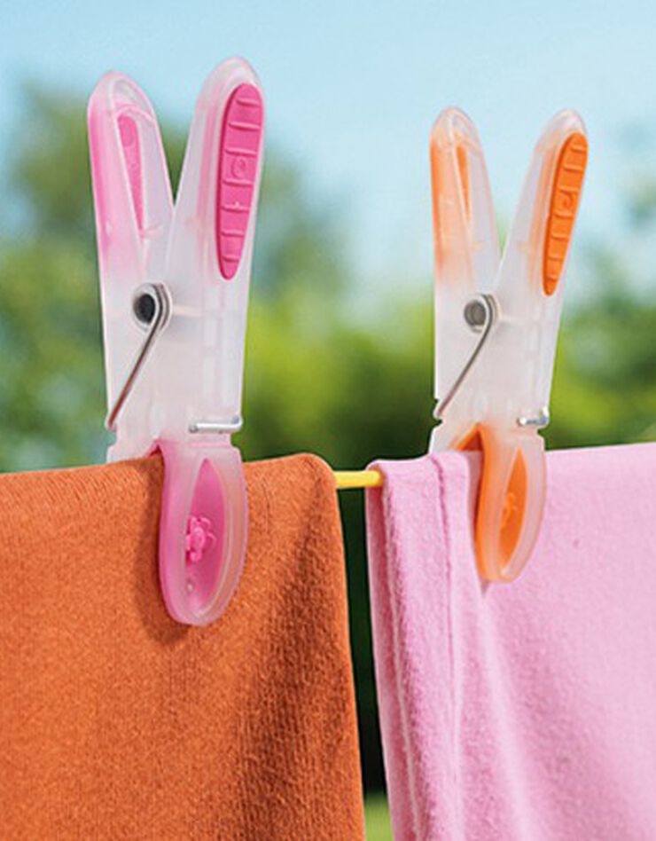 Pince à linge extra-forte - lot de 30 (assortis)