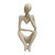 Statuette effet sablé (sable)