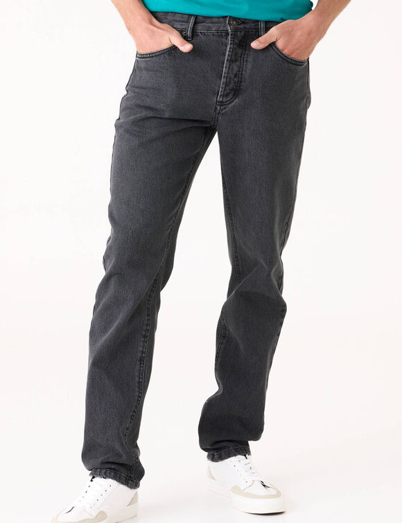 Jean authentique coupe droite - L32 (gris)