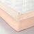 Drap-housse uni coton bonnet 32 cm (rose poudr&eacute;)